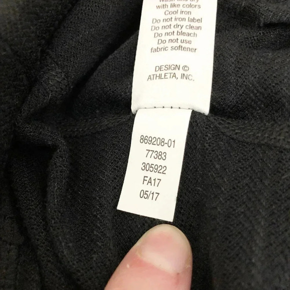 Athleta Black Cropped Leggings Tights Size Women's Size XS - Picture 9 of 9